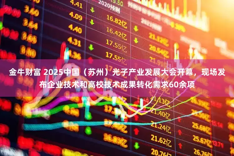 金牛财富 2025中国（苏州）光子产业发展大会开幕，现场发布企业技术和高校技术成果转化需求60余项
