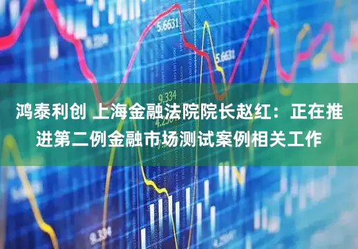 鸿泰利创 上海金融法院院长赵红：正在推进第二例金融市场测试案例相关工作